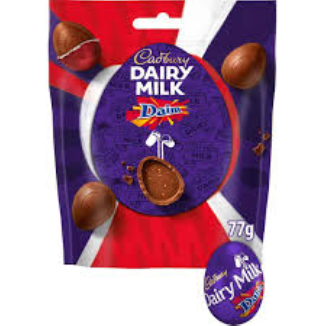 CADBURY MINI DAIM EGGS BAG 77G
